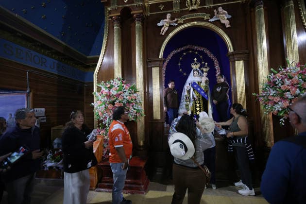 La Tirana, July 14, 2026 Thousands of people—including the faithful, dancers, musicians, and pilgrims—celebrate and fulfill their vows at the Festival of La Tirana in honor of the Virgin of Carmen, Queen of Tamarugal and patron saint of Chile. Alex Diaz Aton Chile, La Tirana, Chile Aton 1172449  Copyright: ALEXxDIAZ ATONxCHILE