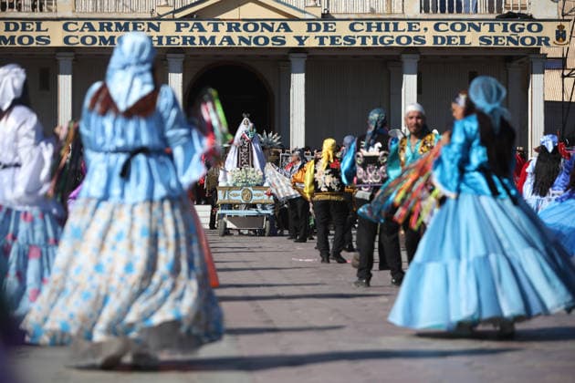 La Tirana, July 14, 2026 Thousands of people—including the faithful, dancers, musicians, and pilgrims—celebrate and fulfill their vows at the Festival of La Tirana in honor of the Virgin of Carmen, Queen of Tamarugal and patron saint of Chile. Alex Diaz Aton Chile, La Tirana, Chile Aton 1172464  Copyright: ALEXxDIAZ ATONxCHILE