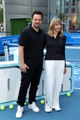 Jake Johnson, Mary Steenburgen at a public appearance for THE DINK Photo Call for Apple TV, CityPickle at Hudson Yards, New York, NY, July 14, 2026. Photo By: Eli Winston Everett Collection THE DINK Photo Call for Apple TV PUBLICATIONXNOTxINxCANxCHNxFRAxITAxJPNxNORxPOLxRUSxESPxUKxUSA