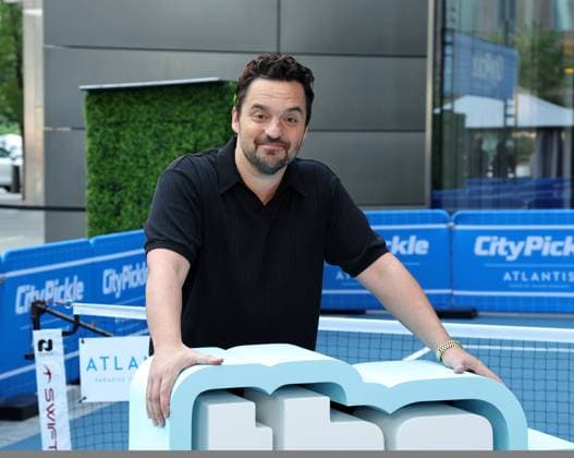 Jake Johnson at a public appearance for THE DINK Photo Call for Apple TV, CityPickle at Hudson Yards, New York, NY, July 14, 2026. Photo By: Eli Winston Everett Collection THE DINK Photo Call for Apple TV PUBLICATIONXNOTxINxCANxCHNxFRAxITAxJPNxNORxPOLxRUSxESPxUKxUSA