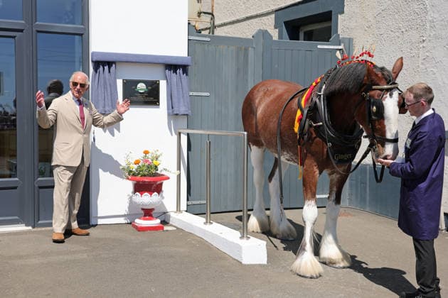 . 14 07 2026. Douglas, Isle of Man. King Charles III during a visit to Douglas, Isle of Man, where he took a ride on the Douglas Horse Tramway.  xPoolx xi-Imagesx IIM-26903-0041