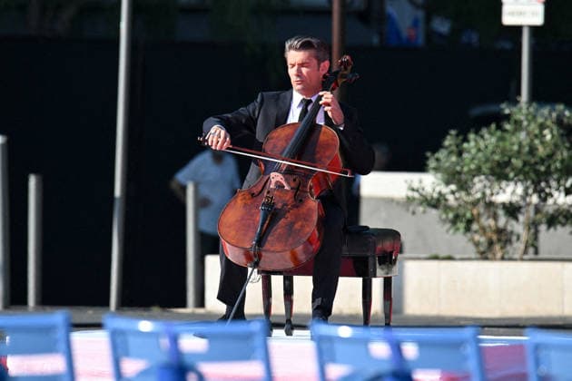 Commemoration of tenth anniversary of the Nice bombing Gautier Capuçon attends the ceremony to commemorate the tenth anniversary of the Nice truck-ramming attack on July 14, 2026 in Nice, France, which killed 86 people and injured 458 others on the Promenade des Anglais during the national holiday, marking the deadliest attack in Nice s history and the second deadliest in France under the Fifth Republic. Photo by Bruno Bebert Pool ABACAPRESS.COM Nice France  Copyright: xPool ABACAx