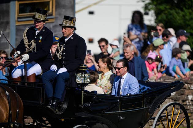 260714 Kronprinsessan Victoria och prins Daniel under utdelningen av Victoriapriset den 14 juli 2026 i Borgholm. *** July 14, 2026: Crown Princess Victoria and Prince Daniel at the Victoria Prize award ceremony on July 14, 2026, in Borgholm  Copyright: SUVADxMRKONJIC 1079975820st