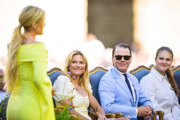 260714 Pristagaren Frida Karlsson, prins Daniel och prinsessan Estelle under utdelningen av Victoriapriset den 14 juli 2026 i Borgholm. *** July 14, 2026: Award recipient Frida Karlsson, Prince Daniel, and Princess Estelle at the Victoria Prize ceremony on July 14, 2026, in Borgholm  Copyright: SUVADxMRKONJIC 1079980322st