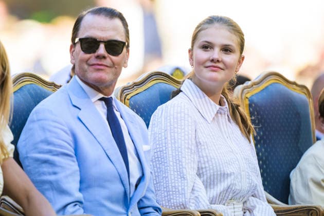 260714 Prins Daniel och prinsessan Estelle under utdelningen av Victoriapriset den 14 juli 2026 i Borgholm. *** July 14, 2026: Prince Daniel and Princess Estelle at the Victoria Prize award ceremony on July 14, 2026, in Borgholm  Copyright: SUVADxMRKONJIC 1079994285st