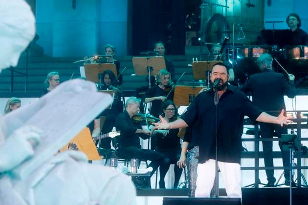 14.07.2026, Alphaville, Sänger Marian Gold, im Konzert live beim Classic open Air 2026, in Berlin, Gendarmenmarkt, Berlin Deutschland, Germany *** July 14, 2026, Alphaville, singer Marian Gold, live in concert at Classic Open Air 2026, in Berlin, Gendarmenmarkt, Berlin, Germany