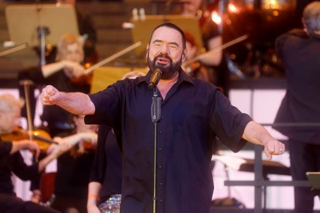 14.07.2026, Alphaville, Sänger Marian Gold, im Konzert live beim Classic open Air 2026, in Berlin, Gendarmenmarkt, Berlin Deutschland, Germany *** July 14, 2026, Alphaville, singer Marian Gold, live in concert at Classic Open Air 2026, in Berlin, Gendarmenmarkt, Berlin, Germany