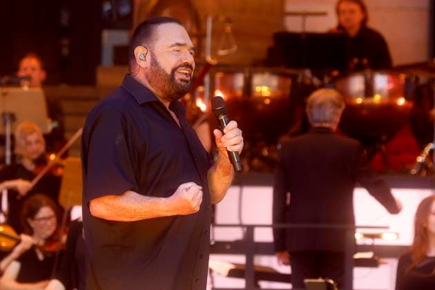 14.07.2026, Alphaville, Sänger Marian Gold, im Konzert live beim Classic open Air 2026, in Berlin, Gendarmenmarkt, Berlin Deutschland, Germany *** July 14, 2026, Alphaville, singer Marian Gold, live in concert at Classic Open Air 2026, in Berlin, Gendarmenmarkt, Berlin, Germany