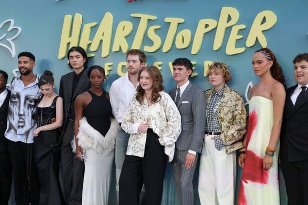 Heartstopper Forever world premiere, Cineworld London Leicester Square, London, UK, 14 July 2026 Darragh Hand, William Gao, Corinna Brown, Kit Connor, guest, Joe Locke, Kizzy Edgell, Yasmin Finney and Tobie Donovan at the world premiere of Heartstopper Forever, Cineworld London Leicester Square, London, UK, 14 July 2026., Credit:Liam Daysh-Holmes Avalon United Kingdom, London  Copyright: xLiamxDaysh-Holmesx xAvalonx 1116541481