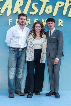 Kit Connor, Alice Oseman and Joe Locke at the Heartstopper Forever World Premiere at Cineworld London Leicester Square on July 14, 2026 in London, England. LONDON, ENGLAND - JULY 14: Kit Connor, Alice Oseman and Joe Locke at the Heartstopper Forever World Premiere at Cineworld London Leicester Square on July 14, 2026 in London, England., Credit:Pupat Chenaksara Avalon United Kingdom, London, Cineworld London  Copyright: xPupatxChenaksarax xAvalonx 1116547427