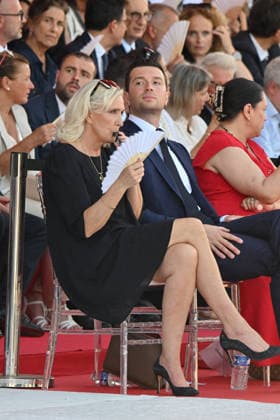 Pool Bestimage - Commemoration of tenth anniversary of the Nice bombing Marine Le Pen and Jordan Bardella attend the ceremony to commemorate the tenth anniversary of the Nice bombing on July 14, 2026, which was a terrorist mass killing of Islamist inspiration with a truck-ramming attack on the evening of the national holiday on the Promenade des Anglais, killing 86 people and injuring 458, including adults, children and infants, and ending when the terrorist was shot by the police, marking the deadliest attack in the history of Nice and the second deadliest in France under the Fifth Republic. Photo by Bruno Bebert Pool ABACAPRESS.COM Nice France  Copyright: xPool ABACAx