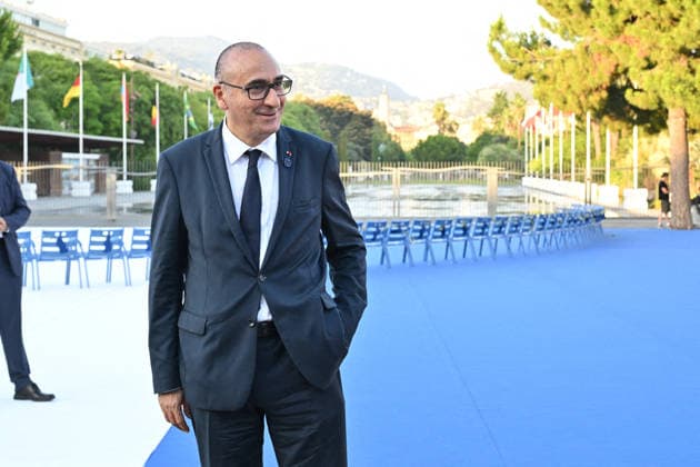 Pool Bestimage - Commemoration of tenth anniversary of the Nice bombing Laurent Nunez, French Interior Minister, attends the ceremony commemorating the tenth anniversary of the Nice bombing on July 14, 2026, which killed 86 people and injured 458, including adults, children, and infants, during a truck-ramming attack on the Promenade des Anglais, marking the deadliest attack in Nice s history and the second deadliest in France under the Fifth Republic. Photo by Bruno Bebert Pool ABACAPRESS.COM Nice France  Copyright: xPool ABACAx