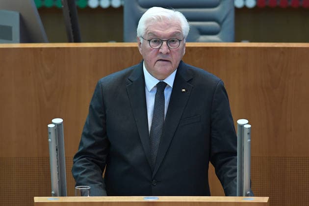 Gedenkstunde Hochwasserkatastrophe am 14.07.2026 im Landtag Nordrhein-Westfalen in Düsseldorf Frank-Walter Steinmeier ( Bundespräsident ) während der Gedenkstunde im Landtag Nordrhein-Westfalen. *** Memorial service for the flood disaster on July 14, 2026, at the State Parliament of North Rhine-Westphalia in Düsseldorf; Frank-Walter Steinmeier, Federal President, during the memorial service at the State Parliament of North Rhine-Westphalia xRx