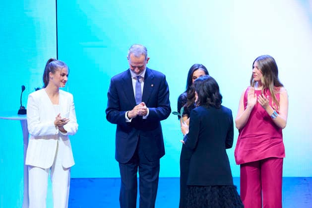 July 14, 2026, Barcelona, Cataluna, Spain: King Felipe VI of Spain, Queen Letizia of Spain, Crown Princess Leonor, Princess Sofia attends Princess of Girona awards ceremony at Gran Teatre del Liceu on July 14, 2026 in Barcelona, Spain Barcelona Spain  - ZUMAg15_ 20260714_zaf_g15_049 Copyright: xJackxAbuinx