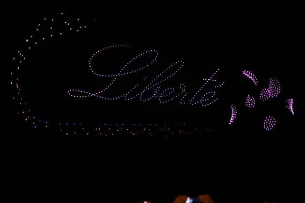 Drone show marks 10th anniversary of Nice attack NICE, FRANCE - JULY 14: Drone shows held to mark the 10th anniversary of the Nice attack that took place in 2016, in Nice, France, on July 14, 2026. The commemorative event was organized as part of remembrance ceremonies honoring the victims of the attack, with illuminated drones creating symbolic images in the night sky above the French Riviera city. Mohamad Salaheldin Abdelghani Alsayed Anadolu Nice France. Editorial use only. Please get in touch for any other usage.  Copyright: x2026xAnadoluxMohamadxSalaheldinxAbdelghanixAlsayedx