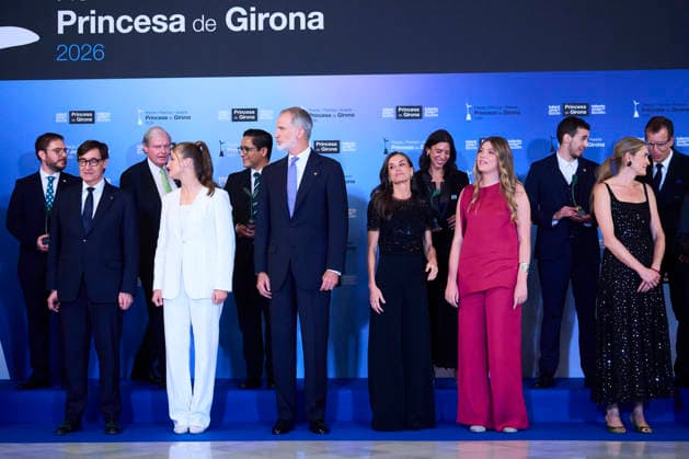July 14, 2026, Barcelona, Cataluna, Spain: King Felipe VI of Spain, Queen Letizia of Spain, Crown Princess Leonor, Princess Sofia attends Princess of Girona awards ceremony at Gran Teatre del Liceu on July 14, 2026 in Barcelona, Spain Barcelona Spain  - ZUMAg15_ 20260714_zaf_g15_085 Copyright: xJackxAbuinx
