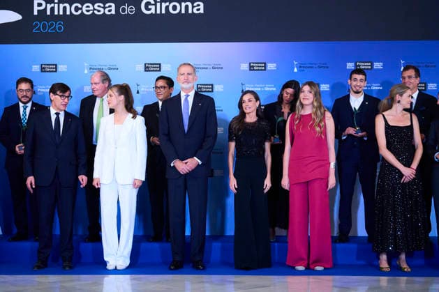 July 14, 2026, Barcelona, Cataluna, Spain: King Felipe VI of Spain, Queen Letizia of Spain, Crown Princess Leonor, Princess Sofia attends Princess of Girona awards ceremony at Gran Teatre del Liceu on July 14, 2026 in Barcelona, Spain Barcelona Spain  - ZUMAg15_ 20260714_zaf_g15_101 Copyright: xJackxAbuinx