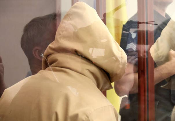 RECORD DATE NOT STATED Thirty-three-year-old Defence Intelligence of Ukraine (HUR) officer Vladyslav Reut, a suspect in the murder case of Anastasiia Berezovska, attends a hearing at the Pecherskyi District Court on a preventive measure in Kyiv, Ukraine, on July 9, 2026. The court remanded him in custody for 60 days without the right to post bail. Two people have been detained in connection with the murder investigation: former law enforcement officer Vitalii Zhykovych and serving HUR officer Vladyslav Reut. Thirty-nine-year-old Ukrainian citizen Anastasiia Berezovska had been placed on an international wanted list in connection with an alleged attempt to arrange the killing of the family of sanctioned businessman Vadym Yermolaiev in the Principality of Monaco (P  Copyright: xPavloxBahmutx