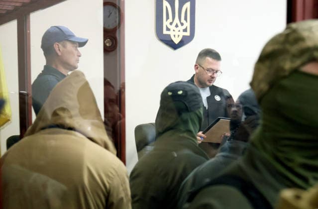 RECORD DATE NOT STATED Judge Roman Novak of the Pecherskyi District Court presides over a hearing to determine a preventive measure for Defence Intelligence of Ukraine (HUR) officer Vladyslav Reut, a suspect in the murder case of 39-year-old Ukrainian citizen Anastasiia Berezovska, who is suspected of attempting to arrange the killing of the family of sanctioned businessman Vadym Yermolaiev in the Principality of Monaco, Kyiv, Ukraine, on July 9, 2026. The court remanded the suspect in custody for 60 days without the right to post bail. Two people have been detained in connection with the murder investigation: former law enforcement officer Vitalii Zhykovych and serving HUR officer Vladyslav Reut (Photo by Pavlo Bahmut Ukrinform) Court remands HUR officer Vladysl  Copyright: xPavloxBahmutx