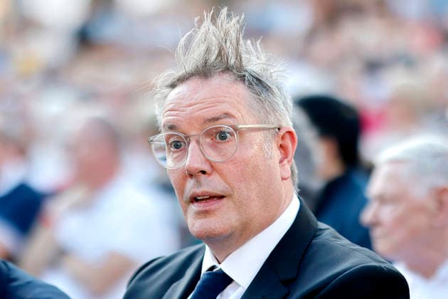 Politiker Alexander Schweitzer (SPD), ehemaliger Ministerpräsident von Rheinland-Pfalz, mit zerzausten Haaren bei der zentralen Gedenkveranstaltung zum fünften Jahrestag der Flutkatastrophe im Ahrtal auf dem Marktplatz. Die Flut in der Nacht vom 14. auf den 15. Juli 2021 in Rheinland-Pfalz und Nordrhein-Westfalen war eine der verheerendsten Naturkatastrophen in der jüngeren deutschen Geschichte. Bad Neuenahr-Ahrweiler, 14.07.2026 Rheinland-Pfalz Deutschland *** Politician Alexander Schweitzer (SPD), former Minister-President of Rhineland-Palatinate, with disheveled hair at the central memorial ceremony marking the fifth anniversary of the flood disaster in the Ahr Valley on the market square. The flood that occurred on the night of July Copyright: xChristophxHardtx