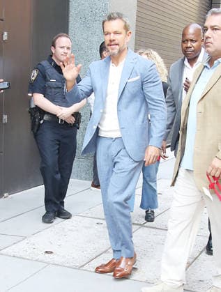 New York NYJuly 14: Matt Damon on Live with Kelly & Mark to talk about his new movie The Odyssey ln New York. July 14, 2026. Copyright: xRW Mediapunchx