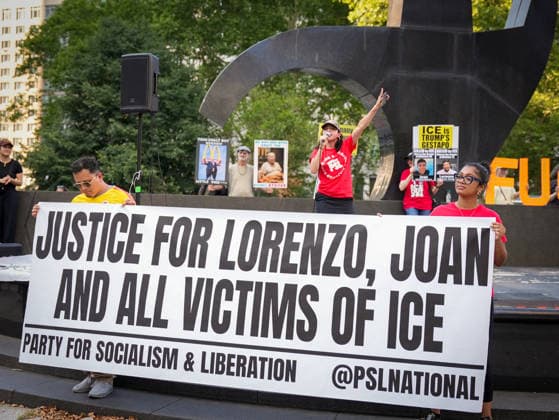 New York, NY July 14: Incoming U.S. Representative Brad Lander joins demonstrators at Foley Square in Lower Manhattan during a rally protesting two fatal shootings involving U.S. Immigration and Customs Enforcement (ICE) agents earlier this week on July 14, 2026. Credit: AdMedia USA - ZUMAa123 20260714_zaa_a123_008 Copyright: xXavierxDiazx