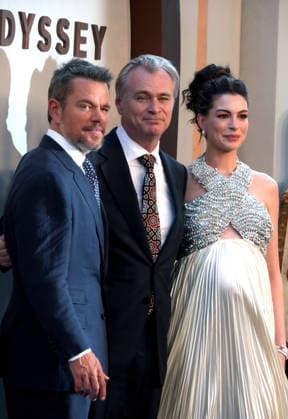 July 14, 2026, New York, Ny, USA: MATT DAMON, CHRISTOPHER NOLAN and ANNE HATHAWAY attend the New York Premiere of The Odyssey,.AMC Lincoln Square, NYC.July 14, 2026. . New York Premiere of The Odyssey,.AMC Lincoln Square, NYC.July 14, 2026. New York USA  - ZUMAms4_ 20260714_faf_ms4_011 Copyright: xSoniaxMoskowitzxGordonx