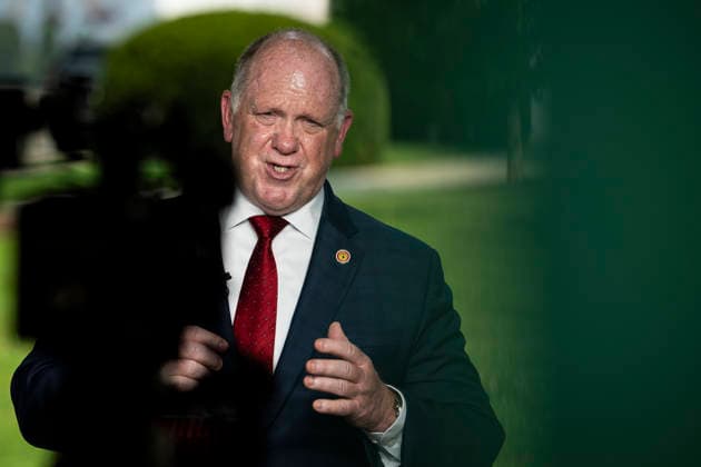July 14, 2026, Washington, District Of Columbia, USA: White House Border Czar TOM HOMAN speaks to the media outside the West Wing of the White House in Washington. Homan confirmed that Immigration and Customs Enforcement (ICE) is implementing a short-term pause on most non-urgent vehicle stops following recent deadly shootings. Washington USA  - ZUMAs152 20260714_faa_s152_093 Copyright: xGraemexSloan POOLx