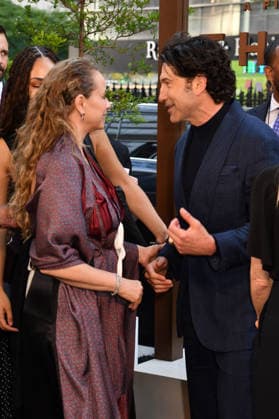 NEW YORK, NY - JULY 14: Samantha Morton and Jon Bernthal at the Premiere of The Odyssey on July 14, 2026 at AMC Lincoln Square in New York City. Copyright: xmpi099 MediaPunchx