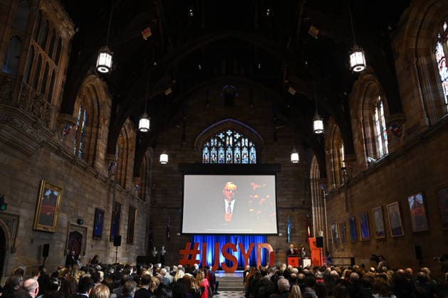ANTHONY ALBANESE AI SPEECH, Australian Prime Minister Anthony Albanese delivers a speech titled AI in Australia™s Interests at The University of Sydney, Wednesday, July 15, 2026. ( NO ARCHIVING SYDNEY NEW SOUTH WALES AUSTRALIA  Copyright: xDANxHIMBRECHTSx 20260715129761270550