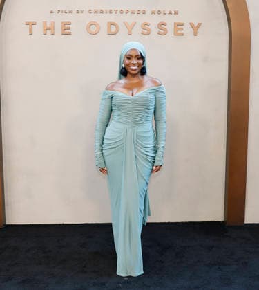 Teyonah Parris arrives on the red carpet when Universal Pictures and Syncopy present the New York Premiere of The Odyssey at AMC Lincoln Square Theater on Tuesday, July 14, 2026 in New York City.  NYP20260714213 JOHNxANGELILLO