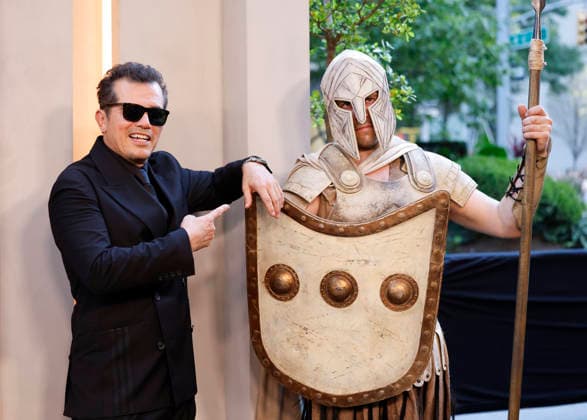 John Leguizamo arrives on the red carpet when Universal Pictures and Syncopy present the New York Premiere of The Odyssey at AMC Lincoln Square Theater on Tuesday, July 14, 2026 in New York City.  NYP20260714236 JOHNxANGELILLO