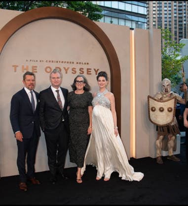NY Premiere of The Odyssey Featuring: Matt Damon, Christopher Nolan, Emma Thomas, Anne Hathaway Where: New York, New York, United States When: 15 Jul 2026 Credit: Janet Mayer INSTARimages.com EDITORIAL USE ONLY. NOT FOR USE BY NEWSPAPERS BASED IN THE UK. Copyright: xx instar55851368