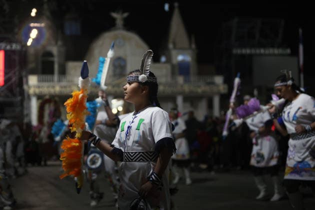 La Tirana, July 14, 2026 Thousands of people—including the faithful, dancers, musicians, and pilgrims—celebrate and fulfill their vows at the Festival of La Tirana in honor of the Virgin of Carmen, Queen of Tamarugal and patron saint of Chile. Alex Diaz Aton Chile, La Tirana, Chile Aton 1172605  Copyright: ALEXxDIAZ ATONxCHILE