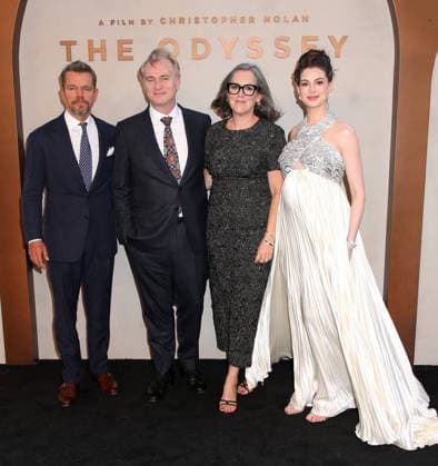 The Odyssey New York Premiere Matt Damon, Christopher Nolan, Emma Thomas and Anne Hathaway attending The Odyssey New York Premiere held at the AMC Lincoln Square on July 14, 2026 in New York City, NY New York City AMC Lincoln Square NY USA Copyright: xStevenxBergman AFF-USA.COMx