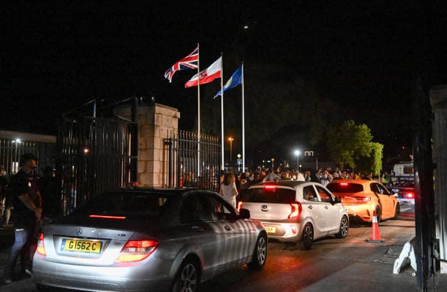 (260715) -- GIBRALTAR, July 15, 2026 -- Vehicles move across the land border port between Gibraltar and Spain on July 15, 2026. The European Union (EU) and Britain on Tuesday formally signed an agreement in respect of Gibraltar in Brussels, removing routine checks at the land border between Gibraltar and Spain. Under the agreement, the movement of goods and workers between Gibraltar and Spain will be significantly facilitated, boosting economic links between Gibraltar and the EU. ) SPAIN-GIBRALTAR-LAND BORDER-ROUTINE CHECKS-REMOVING ChengxMin 