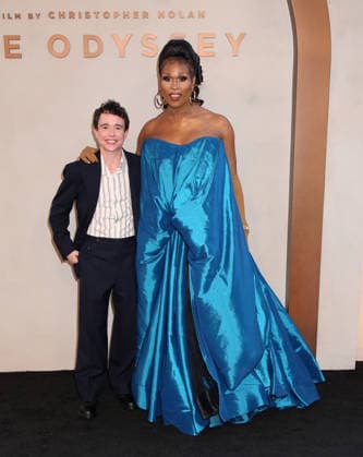 The Odyssey New York Premiere Elliot Page and Peppermint attending The Odyssey New York Premiere held at the AMC Lincoln Square on July 14, 2026 in New York City, NY New York City AMC Lincoln Square NY USA Copyright: xStevenxBergman AFF-USA.COMx