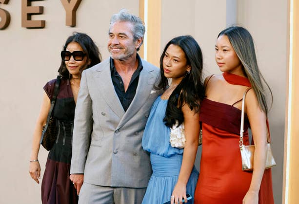 Thomas Hayslip arrives on the red carpet when Universal Pictures and Syncopy present the New York Premiere of The Odyssey at AMC Lincoln Square Theater on Tuesday, July 14, 2026 in New York City.  NYP20260714256 JOHNxANGELILLO