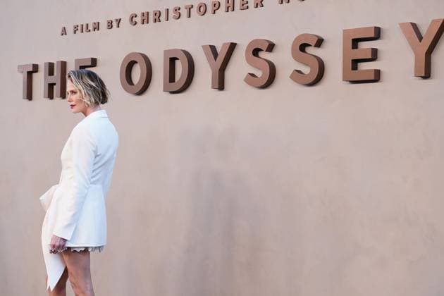 Charlize Theron at arrivals for THE ODYSSEY Premiere, AMC Lincoln Square 13, New York, NY, July 14, 2026. Photo By: Kristin Callahan Everett Collection THE ODYSSEY Premiere PUBLICATIONXNOTxINxCANxCHNxFRAxITAxJPNxNORxPOLxRUSxESPxUKxUSA