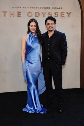 Stephanie Arcila, Jesse Garcia at arrivals for THE ODYSSEY Premiere, AMC Lincoln Square 13, New York, NY, July 14, 2026. Photo By: Kristin Callahan Everett Collection THE ODYSSEY Premiere PUBLICATIONXNOTxINxCANxCHNxFRAxITAxJPNxNORxPOLxRUSxESPxUKxUSA
