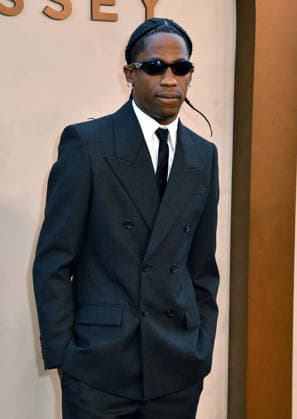 NEW YORK, NY - JULY 14: Travis Scott at the Premiere of The Odyssey on July 14, 2026 at AMC Lincoln Square in New York City. Credit: AdMedia New York City USA  - ZUMAa123 20260714_zaa_a123_248 Copyright: xJohnxFyckex
