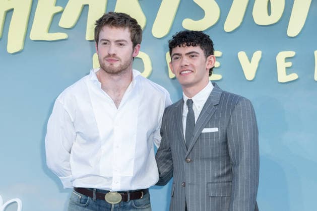 Kit Connor and Joe Locke attends Heartstopper Forever - World Premiere at Cineworld Leicester Square in London, England. UK. Tuesday 14th July 2026. Copyright: xJamesxWarrenx HEARTSTOPPER FOREVER - WORLD PREMIERE3