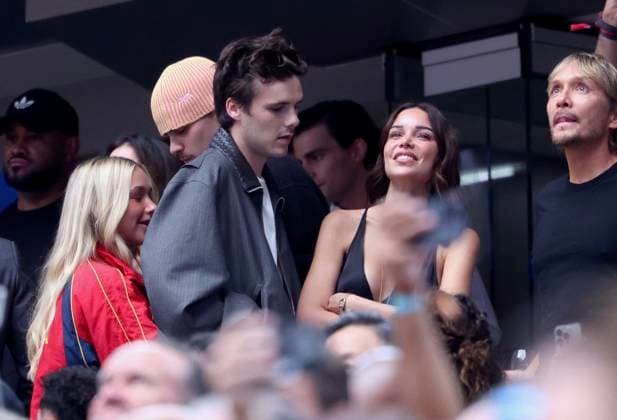 2026 World Cup - Beckham Family At France v Spain Cruz Beckham and girlfriend Jackie Apostel attend the semi-final France vs Spain during FIFA World Cup 2026 in Dallas, TX on July 14, 2026. Photo by Charles Guerin ABACAPRESS.COM Dallas TX  Copyright: xGuerinxCharles ABACAx