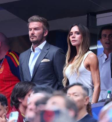 2026 World Cup - Beckham Family At France v Spain David Beckham and Victoria Beckham attend the semi-final France vs Spain during FIFA World Cup 2026 in Dallas, TX on July 14, 2026. Photo by Charles Guerin ABACAPRESS.COM Dallas TX  Copyright: xGuerinxCharles ABACAx