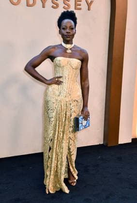 NEW YORK, NY, JULY 14: Lupita Nyong o at the premiere of *The Odyssey* on July 14, 2026, at AMC Lincoln Square in New York City. Credit: John Fycke, AdMedia 458232, July 14, 2026, New York, New York City  Copyright: xAdMediax STAR_458232_110