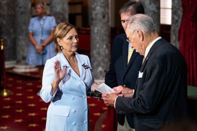 Darline Graham Ceremonial Oath of Office US Senator Darline Graham (Republican of South Carolina) participates in a ceremonial swearing in inside the Old Senate Chamber in Washington, DC, USA on Tuesday, July 14, 2026. Photo by Emily Alff CNP ABACAPRESS.COM Washington District of Columbia United States  Copyright: xCNP ABACAx