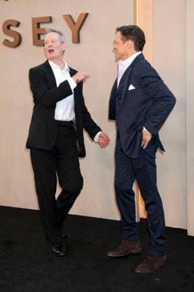 Bill Irwin und Anthony Molinari bei der Premiere des Kinofilms The Odyssey Die Odyssee im AMC Lincoln Square Theater. New York, 14.07.2026 *** Bill Irwin and Anthony Molinari at the premiere of the feature film *The Odyssey* at the AMC Lincoln Square Theater in New York, July 14, 2026 Foto:xJ.xShorex xFuturexImagex odyssey_ny_6725