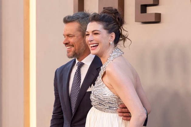 Matt Damon und Anne Hathaway bei der Premiere des Kinofilms The Odyssey Die Odyssee im AMC Lincoln Square Theater. New York, 14.07.2026 *** Matt Damon and Anne Hathaway at the premiere of the movie *The Odyssey* at the AMC Lincoln Square Theater in New York, July 14, 2026 Foto:xJ.xShorex xFuturexImagex odyssey_ny_6806