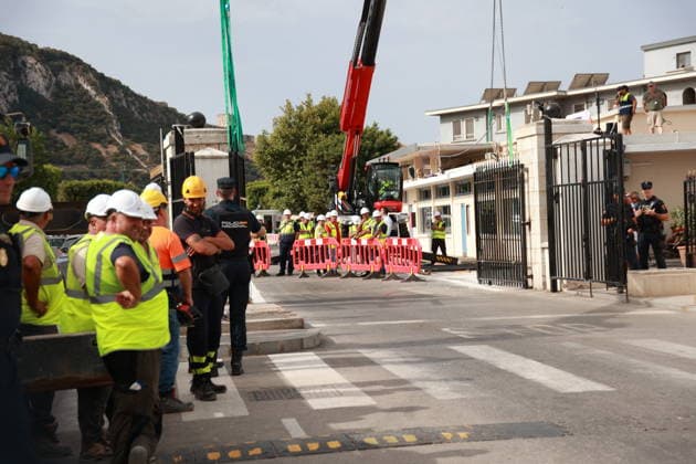 Pedro Sánchez Attends the Demolition Ceremony for the Gibraltar Fence Official Demolition Ceremony for the Gibraltar Fence July 15, 2026, in La Línea de la Concepción, Cádiz, Andalusia, Spain July 15, 2026 Rocí La Línea de la Concepción, Cádiz La Línea de la Concepción, Cádiz Spain  Copyright: xRocioxRuzx 7665432