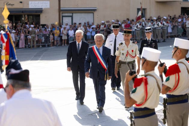 French National Day Celebration - Calvi French National Day celebration in Calvi, Corsica, France on July 14, 2026, in the presence of the city s mayor, Ange Santini, and numerous members of the 2nd Foreign Parachute Regiment of Calvi, who paraded on Boulevard Wilson in front of hundreds of spectators after a moment of reflection and the awarding of decorations in front of the war memorial. Photo by Shootpix ABACAPRESS.COM Calvi Corsica France  Copyright: xShootpix ABACAx